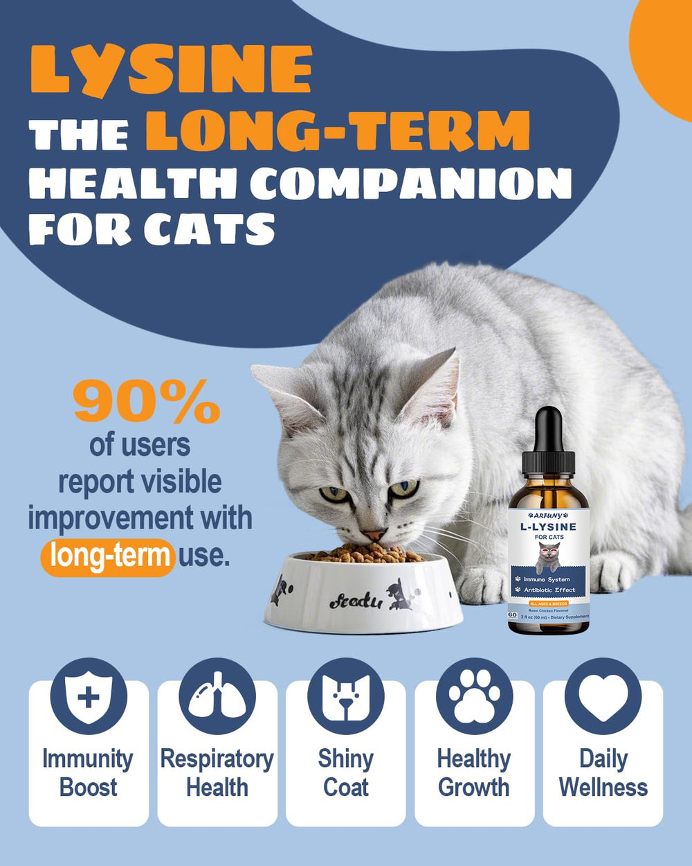 SANTKOL Lysine pour chat – soutien immunitaire potentiel