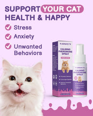 SANTKOL: spray en main, utilisation rapide pour calmer le chat stressé