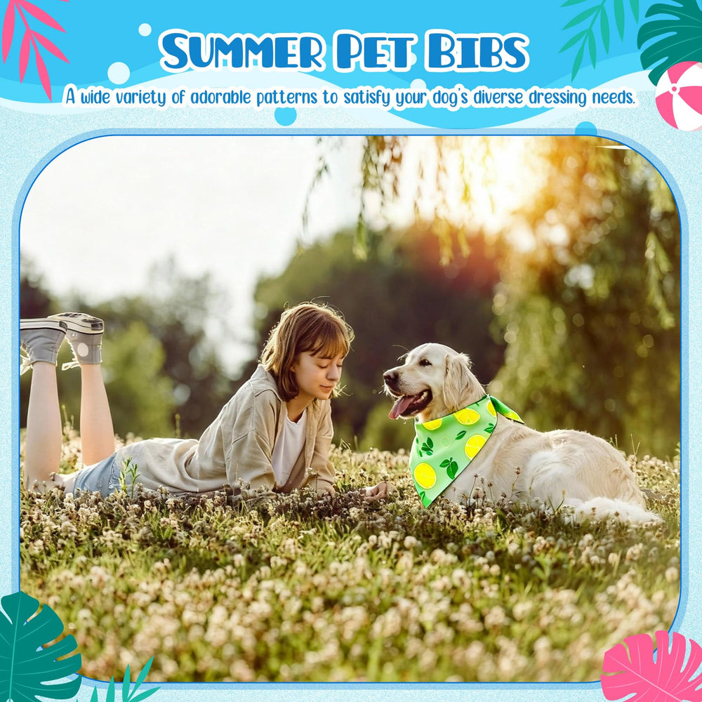 Bandana Sanwuta pour chien – pastèque, parfait pour les sorties en été