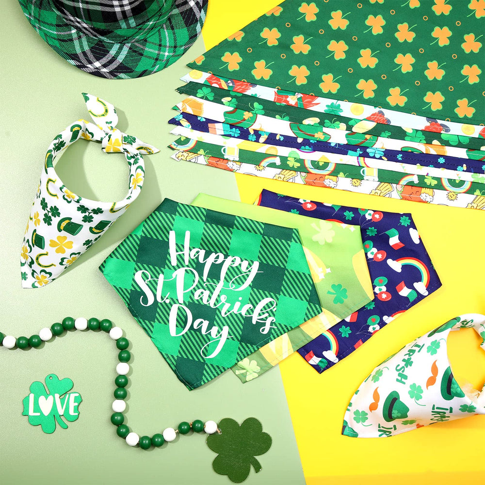 Bandana Sanwuta motifs divers Saint-Patrick, facile à coordonner avec des tenues.