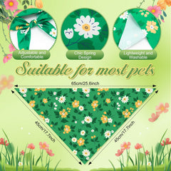 Sanwuta bandana imprimé floral triangle, touche colorée pour sorties photo.