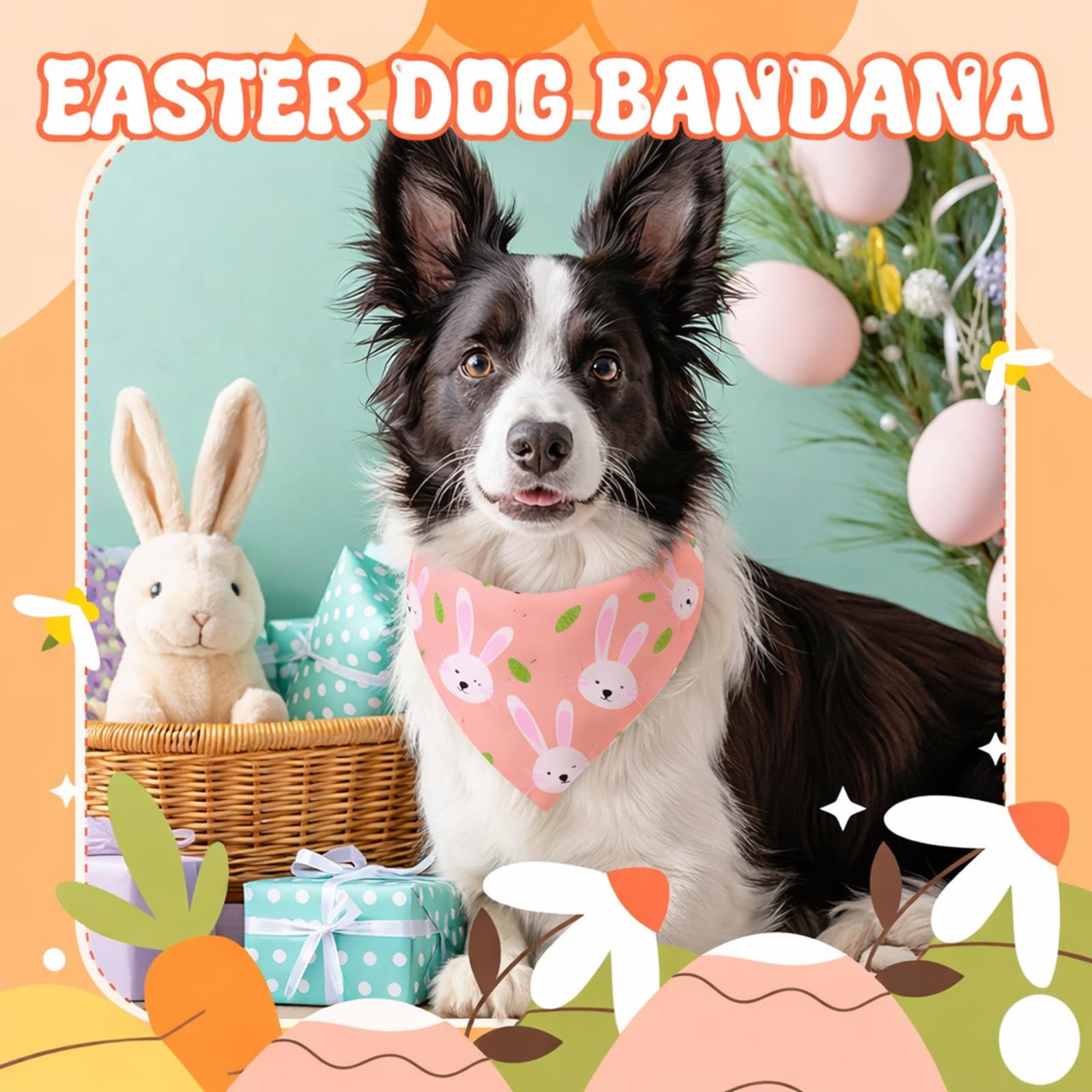 Bandana Sanwuta pour chien – accessoire Photo, prêt pour séances mémorables.