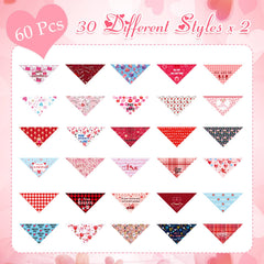 Bandanas triangle ajustable Sanwuta pour chien, facile a attacher.