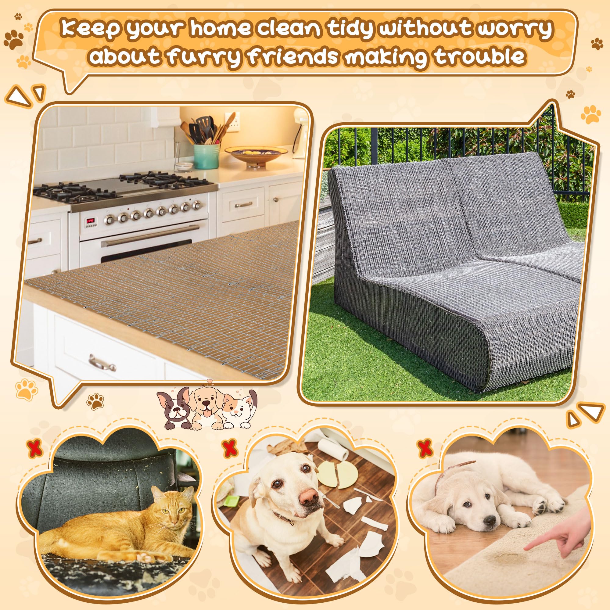 Utilisation autour d'une cloture jardin avec le tapis Sanwuta, installation facile