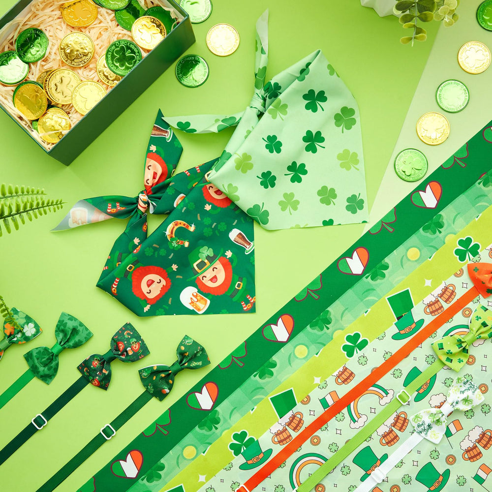 Motifs irlandais Saint-Patrick Sanwuta, parfait pour une touche festive.
