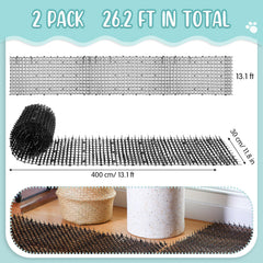 Sanwuta tapis intérieur anti-griffes chat pointes éloignent surfaces sensibles