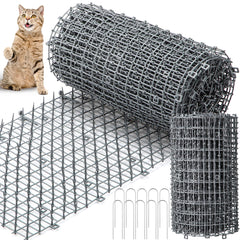 Sanwuta tapis-piques-chats exterieur, barrière discrète pour jardin et balcon