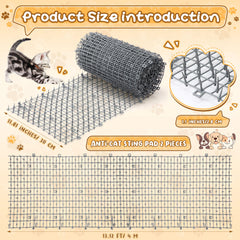 Sanwuta tapis-piques-chats interieur, protection des meubles et canapes