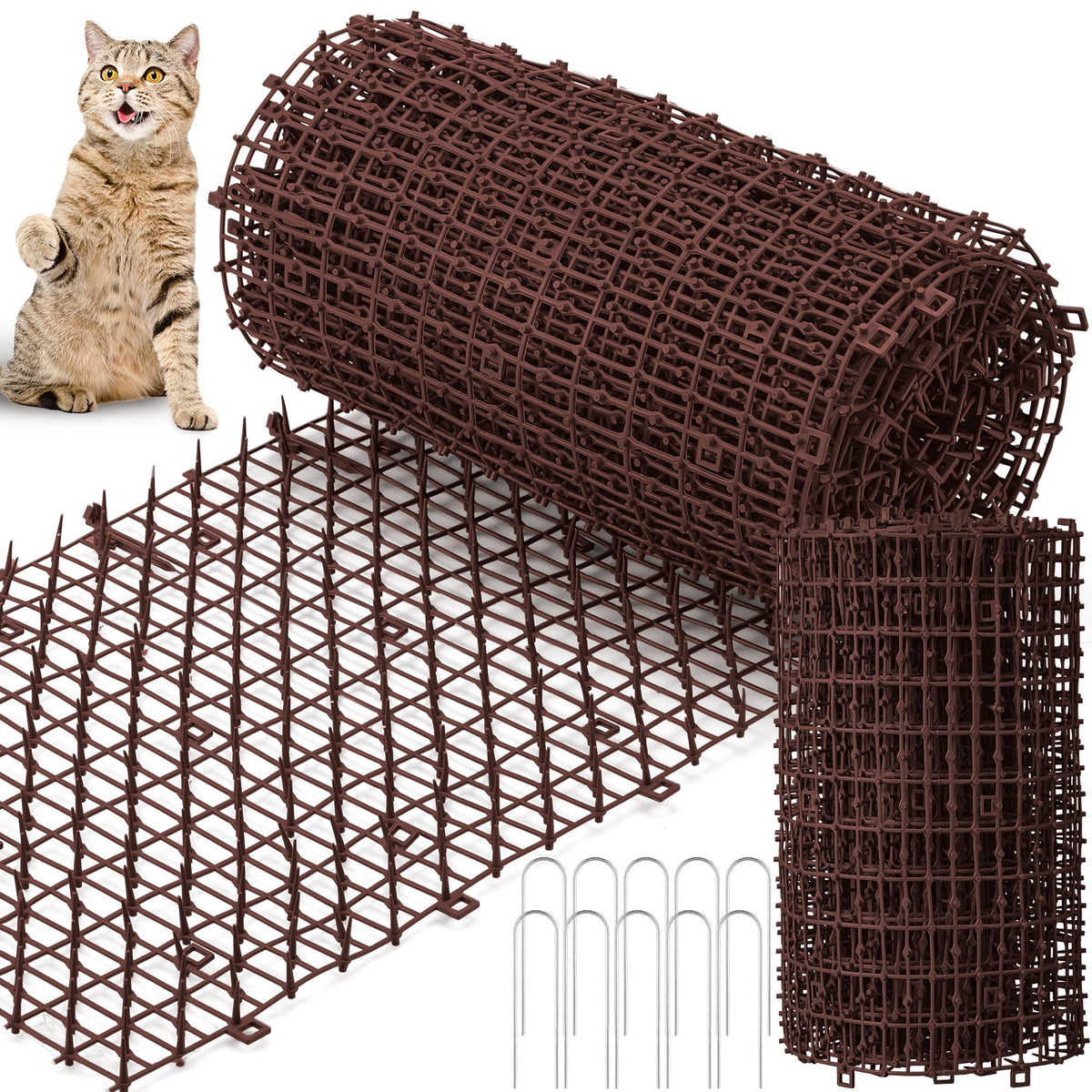 Sanwuta tapis-pointes chat exterieur: protection efficace des meubles et zones extérieures.