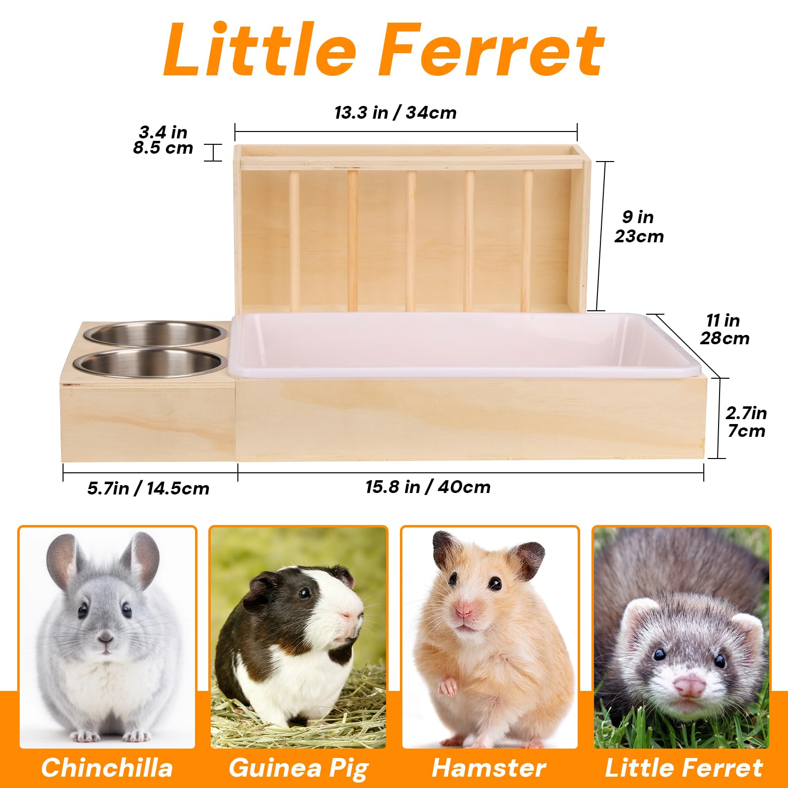 SANXHAMSTER mangeoire-foin-ample: accès continu à du foin frais pour lapins et cobayes.