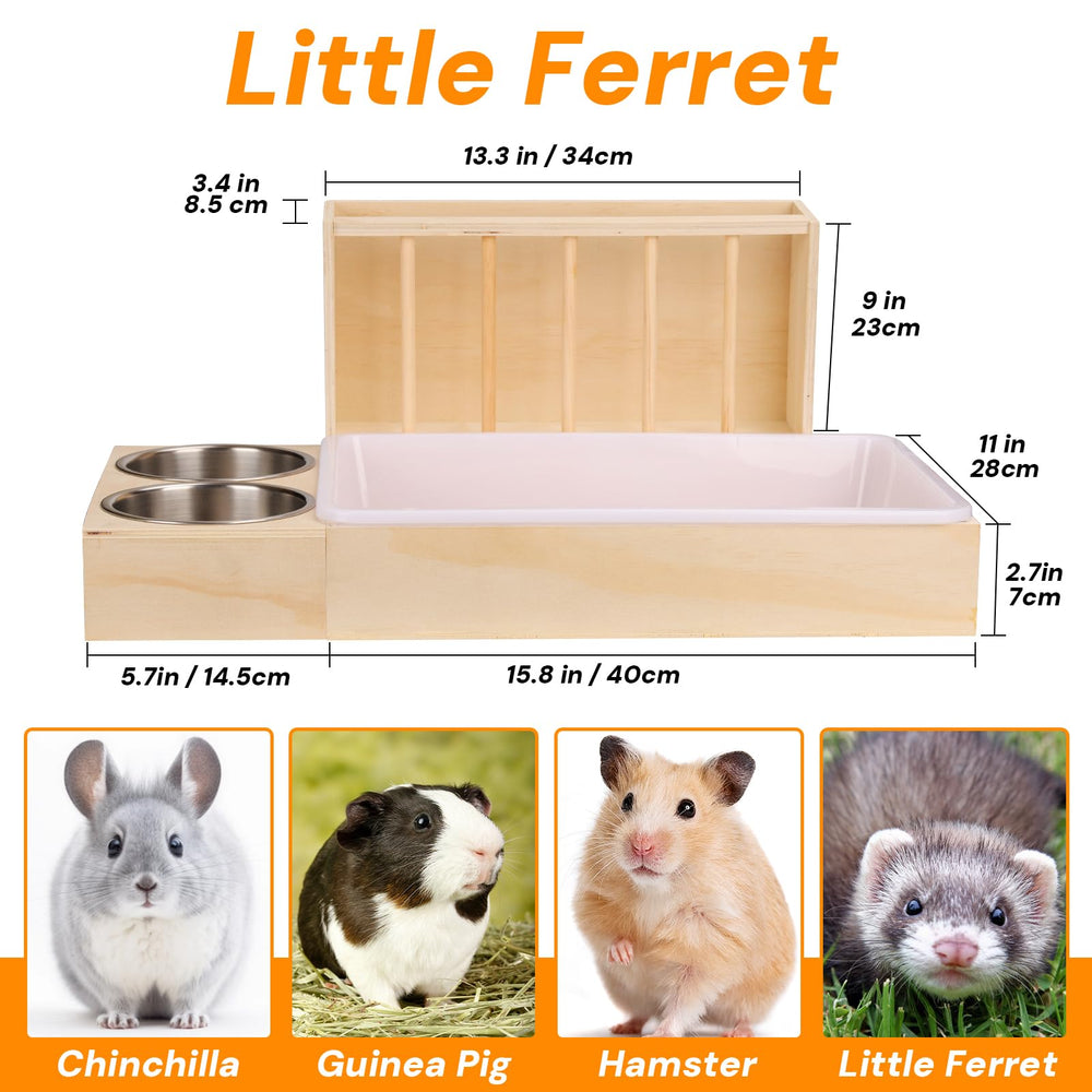 SANXHAMSTER mangeoire-foin-ample: accès continu à du foin frais pour lapins et cobayes.