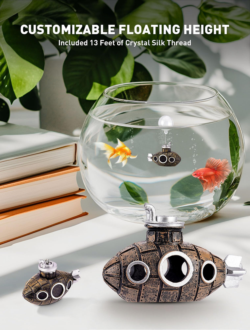 SARDVISA accessoire décoratif aquatique, visuel stimulant et décoratif pour l’aquarium.