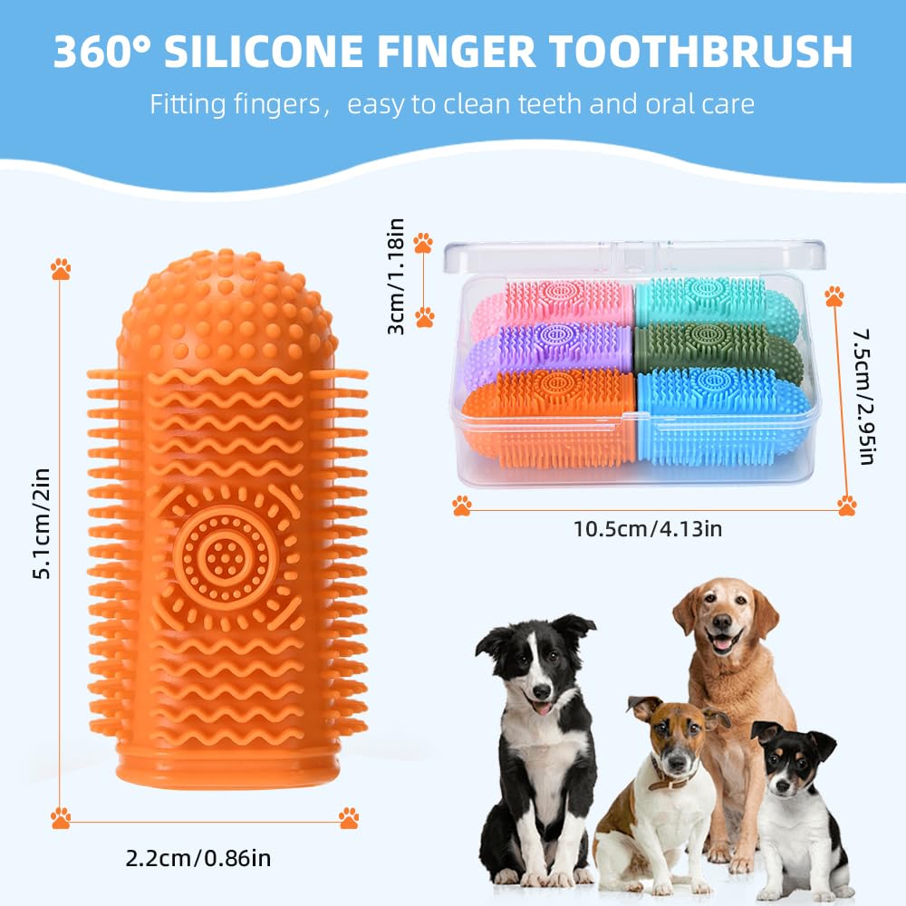 Sarnxgr ensemble-6-piece-kit-dentaires-animaux routine régulière