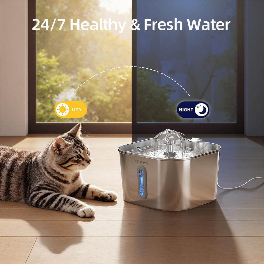 Sarpaws filtration multi-étapes pour eau plus fraîche.