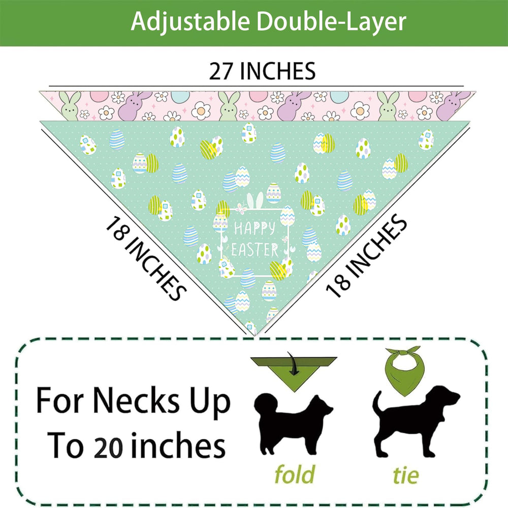 Bandana Sarybei chien double-face, permet de varier le look facilement
