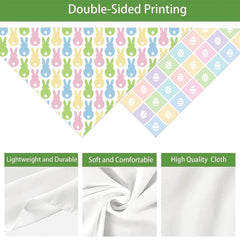 Sarybei bandana double couche pour chien, durabilité et look festif.