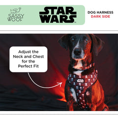 Harnais Sassy Woof XS ajustable pour chiots et petits chiens.