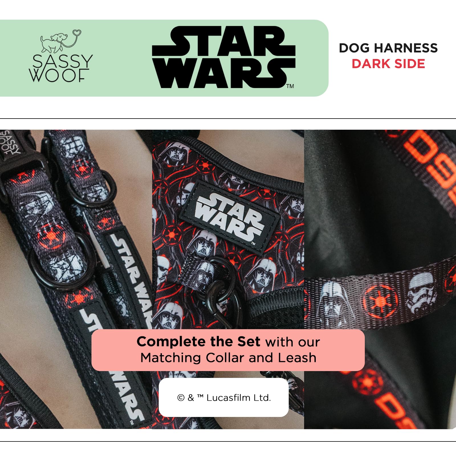 Design breveté Sassy Woof, fiabilité et style au quotidien.