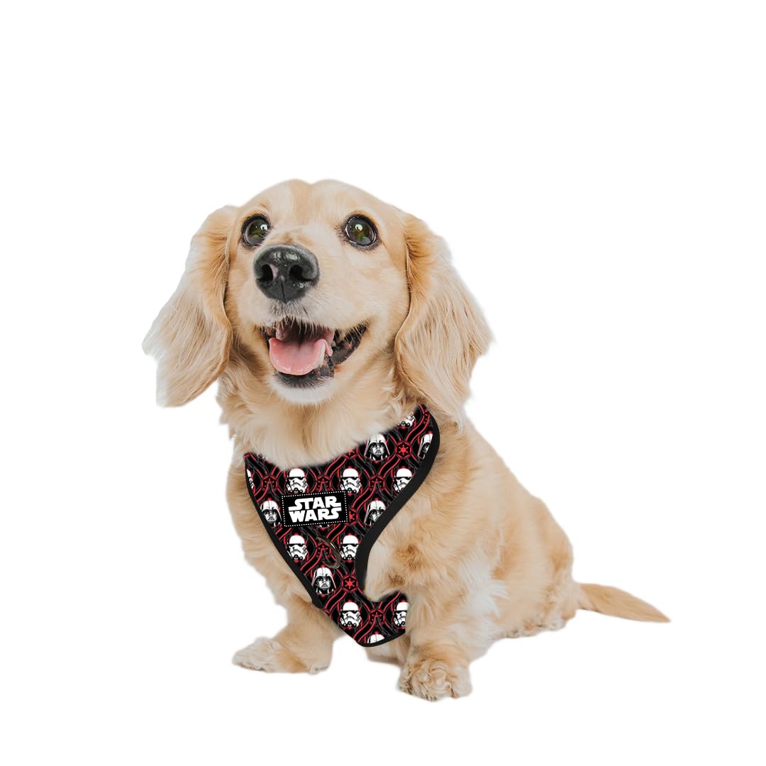 Harnais Sassy Woof Star Wars Côté Obscur, balades sûres et stylées.
