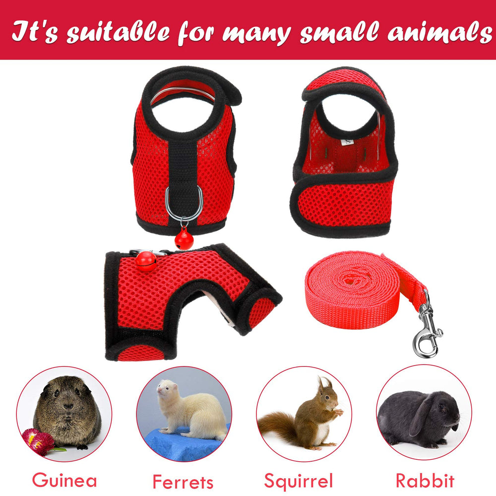 SATINIOR harnais-avec-clochette-petit-animal : son clair pour localiser l’animal.