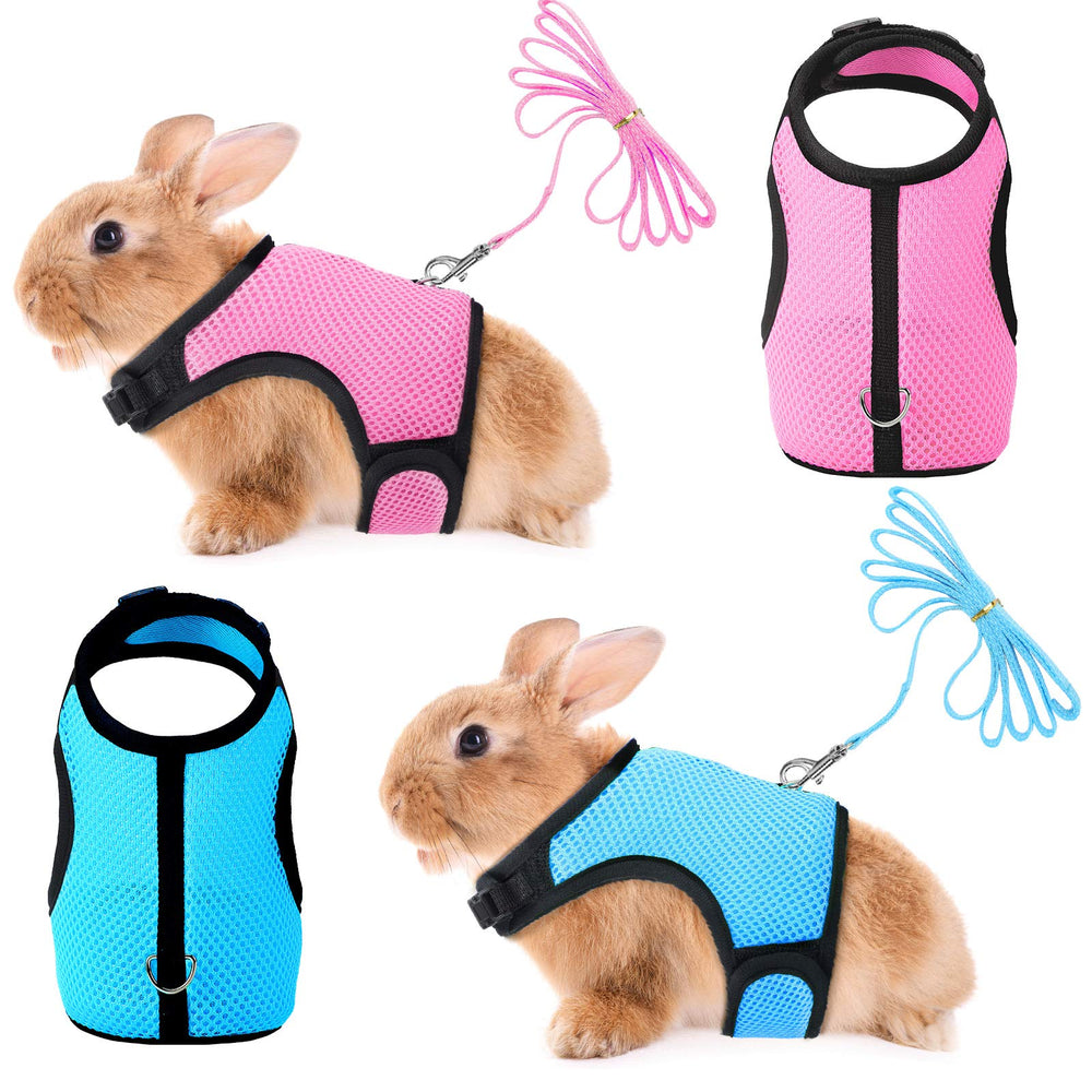 SATINIOR harnais lapin avec laisse, confort et sécurité lors de la promenade.