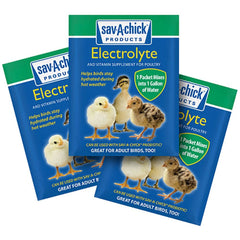 Sav-A-Caf Sav-A-Chick - paquet électrolyte et vitamine pour volailles, amélioration possible de l'hydratation des oiseaux