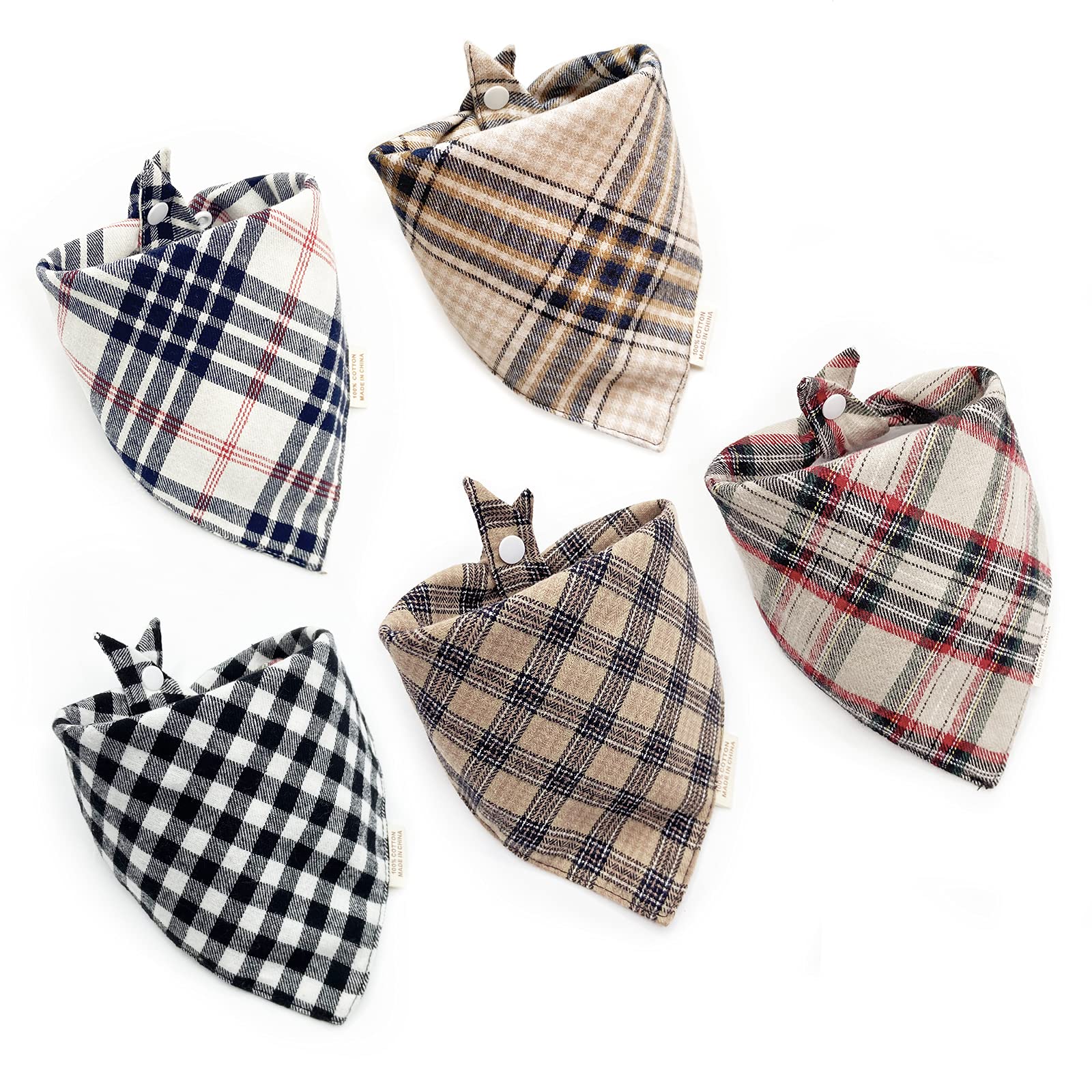 Saviar bandana chien triangle bouton – habillage rapide et tendance
