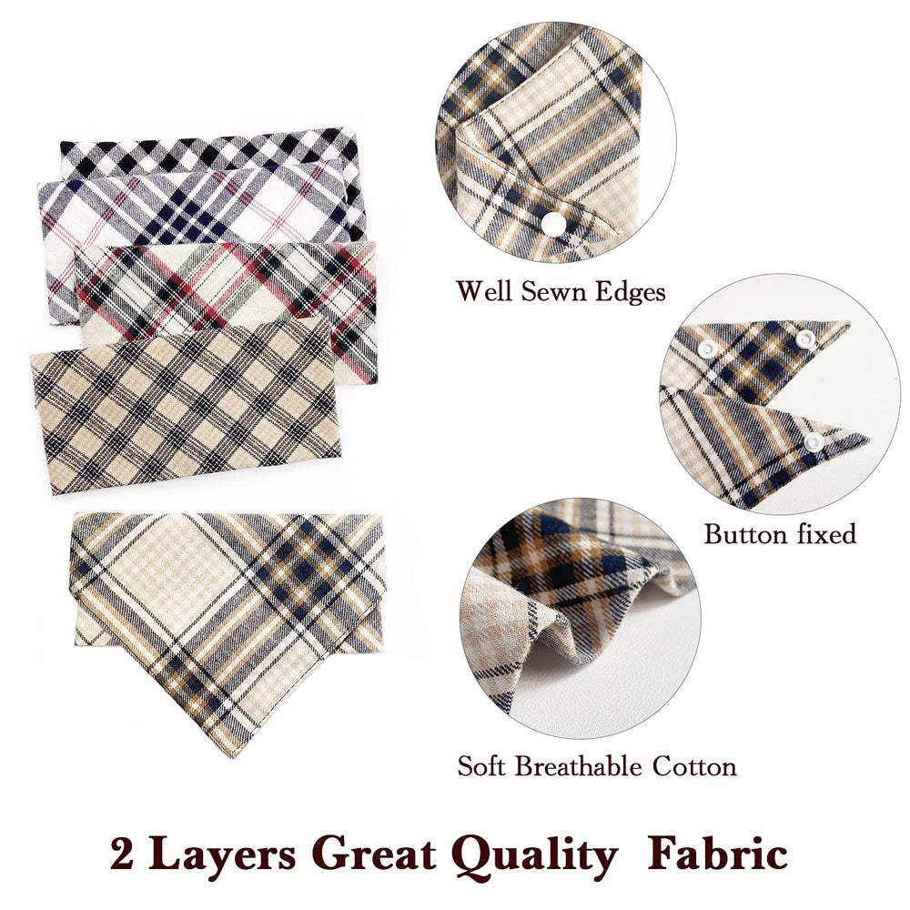 Saviar bandana imprimé plaid coloré – look intemporel prêt pour photos