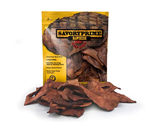 Savory Prime chips boeuf pour dents, aide potentielle au tartre et à la propreté.