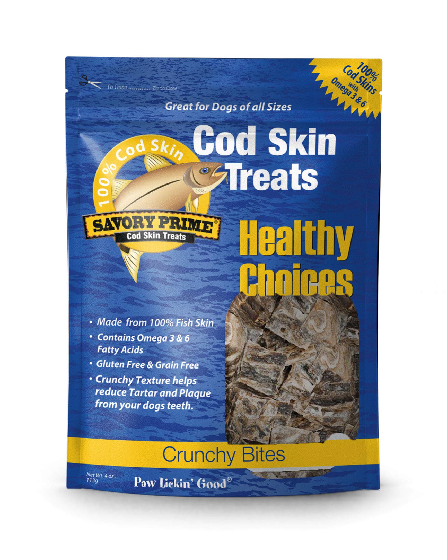 Savory Prime Cod Skin Crunchy Bites – croquant d apéritif riche en protéines.
