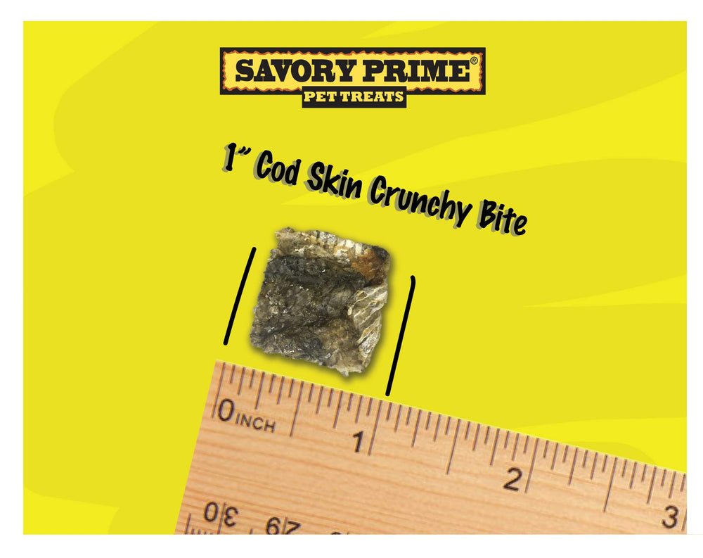 Savory Prime Cod Skin Crunchy Bites – texture croquante, plaisir durable.