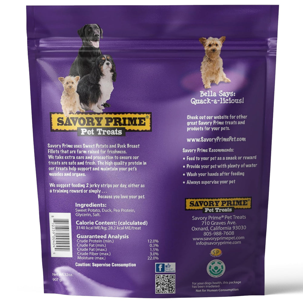 Friandise Savory Prime adaptée à toutes les tailles de chiens.