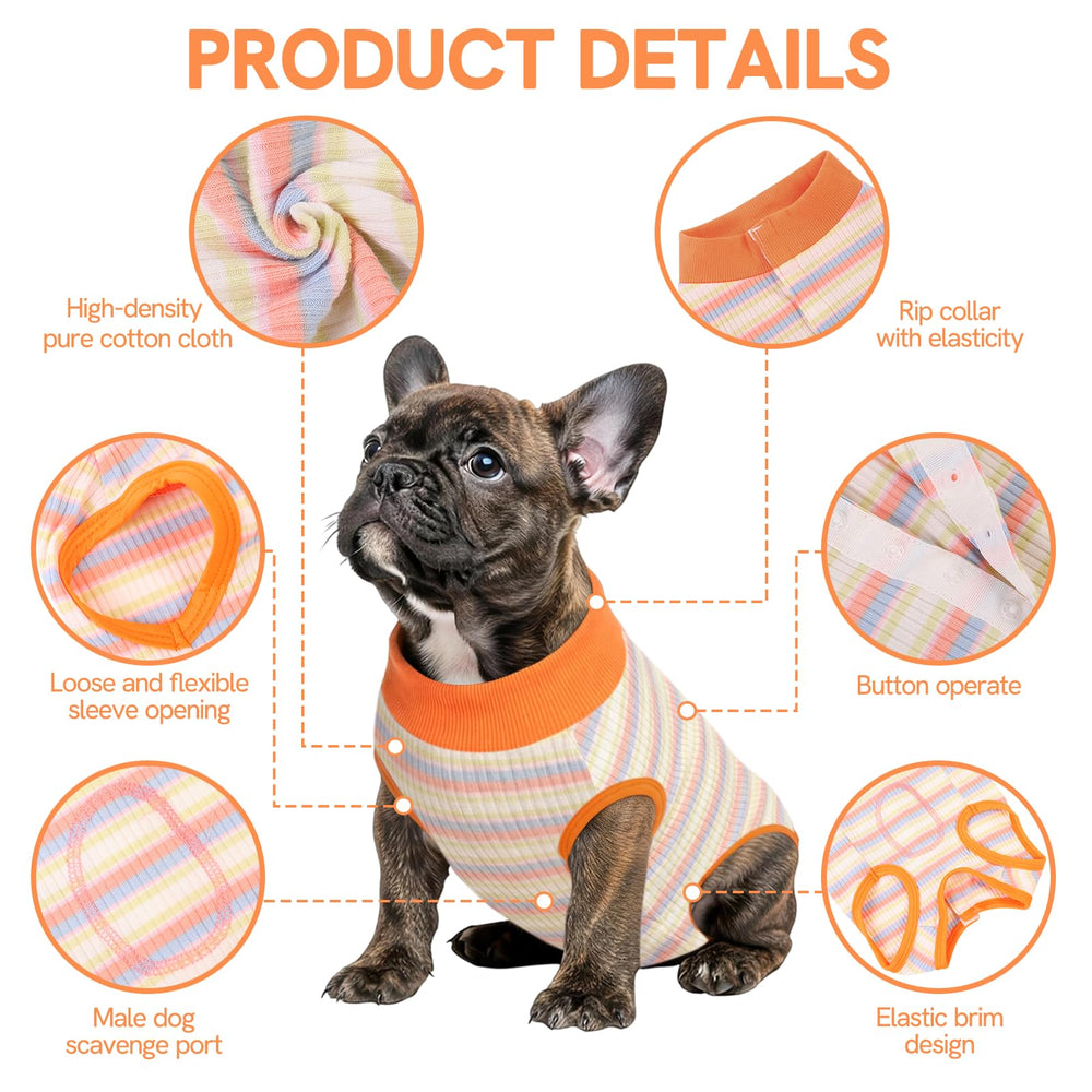 SAWMONG Recovery Suit chien design intégral; mobilité facilitée pour marcher et manger.