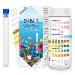 SaySummer bandelettes test eau aquarium 9 en 1 pour évaluer rapidement les paramètres