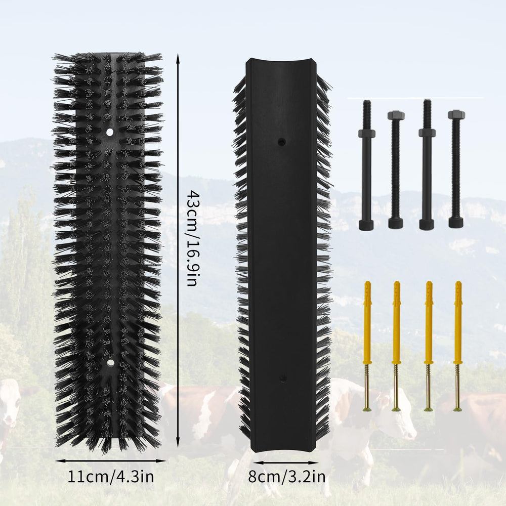 Sayutie brosse-grattage-bovins conception robuste pour brossage sûr.
