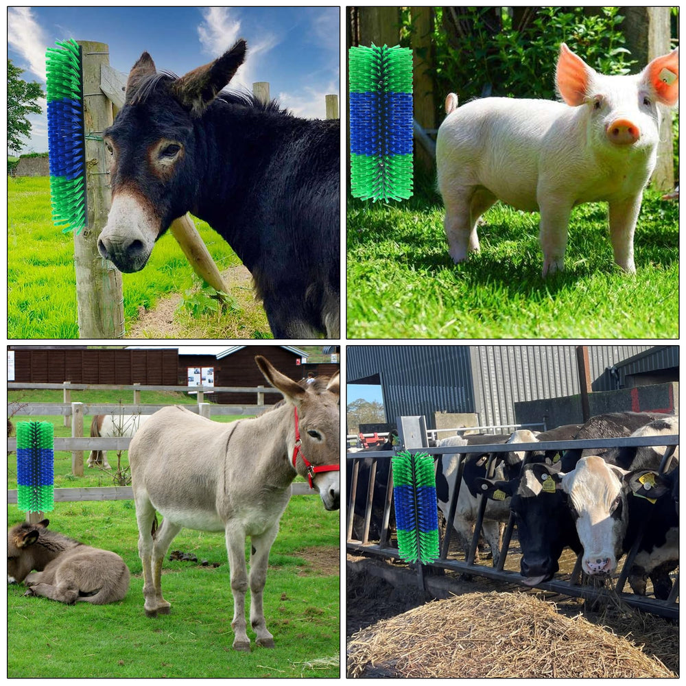 Sayutie Brosse de Grattage: convient à la plupart des animaux de ferme.