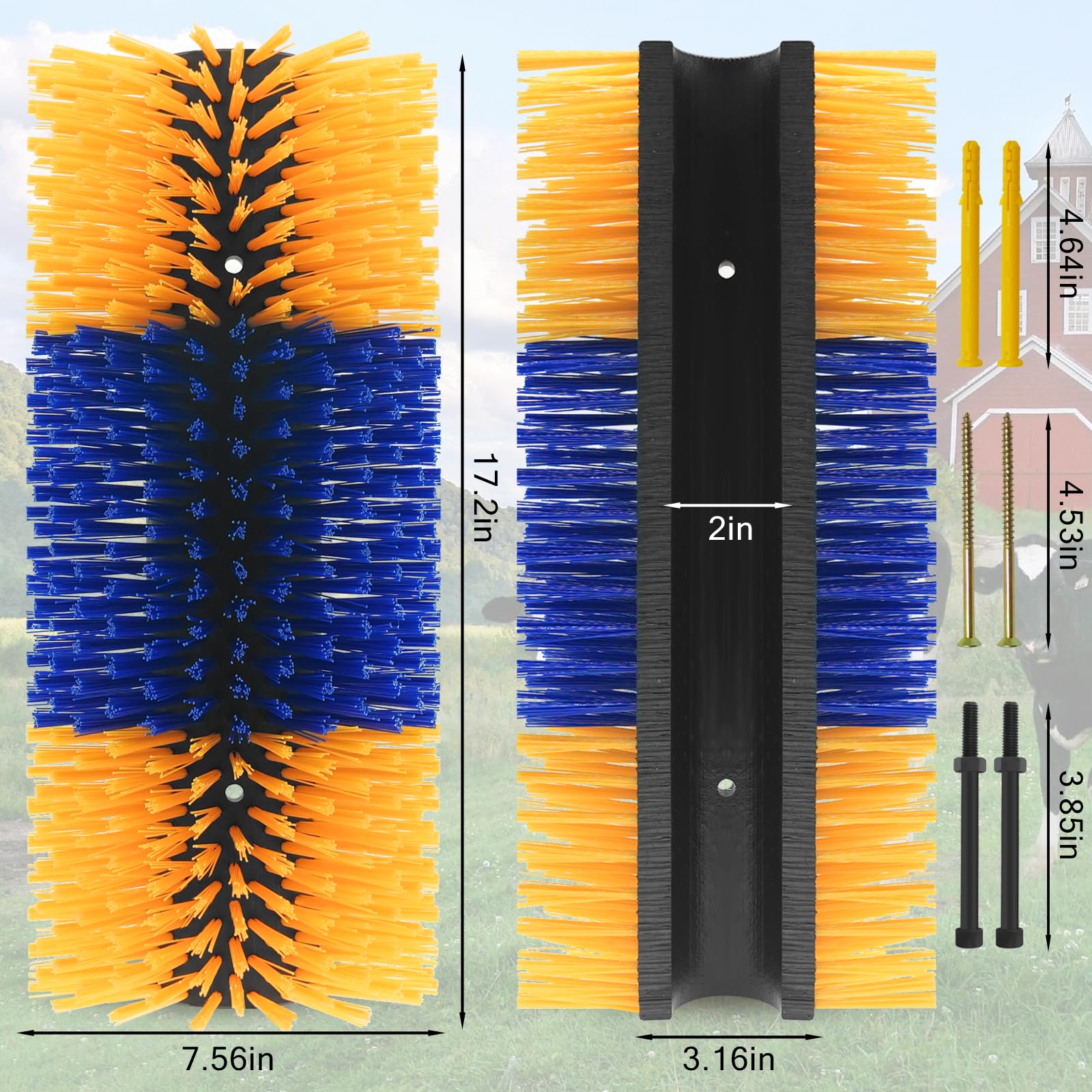 Sayutie brosse grattage installation murale facile et fixation solide en étable