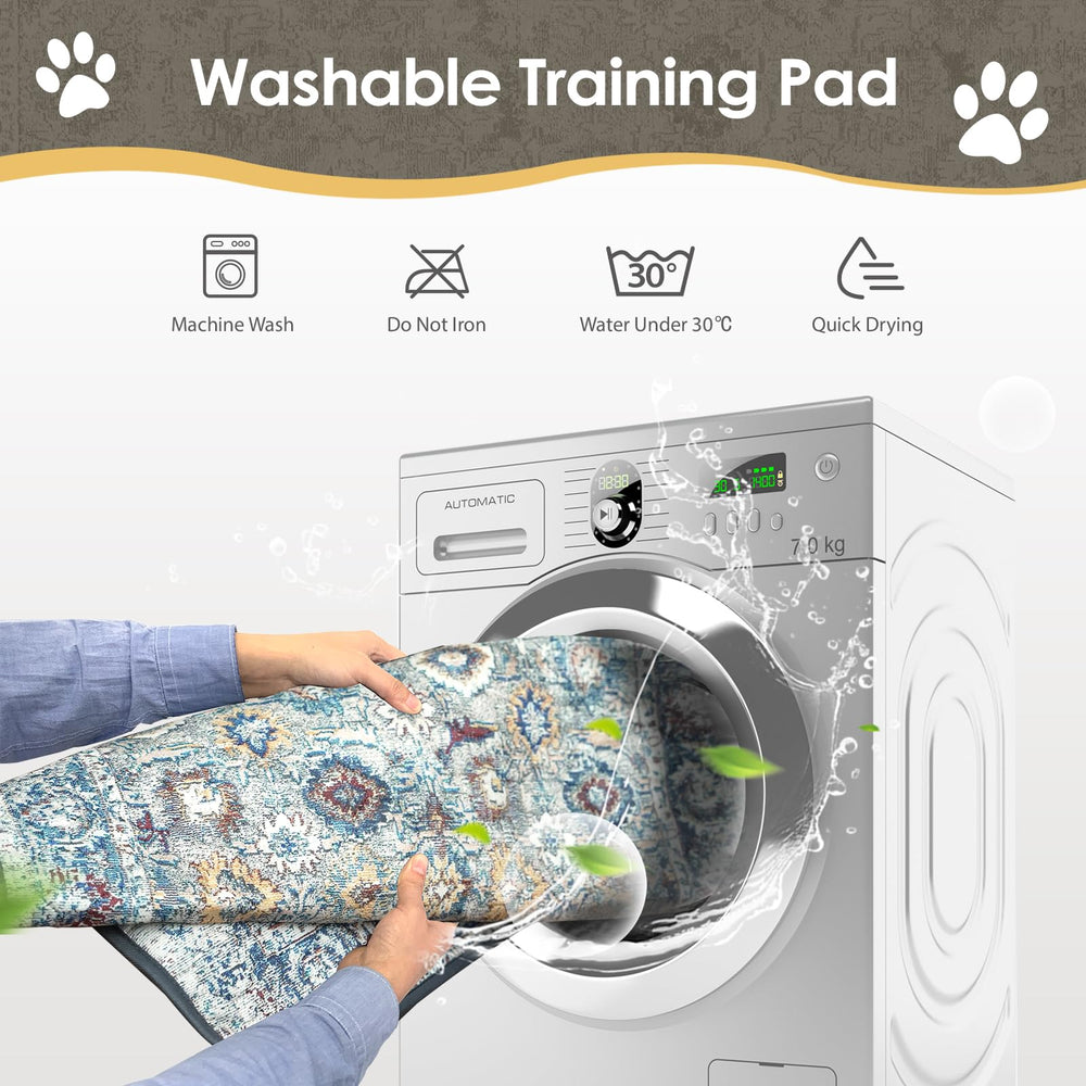 SCLOSE Tapis lavable facile d'entretien avec lavage en machine recommandé