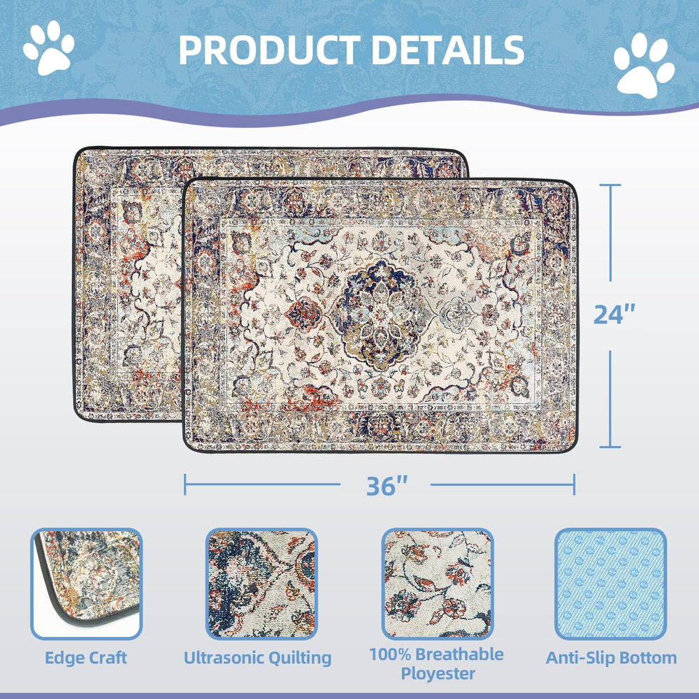 SCLOSE tapis-pour-chiens pack-deux: prêt à l'emploi et économique.