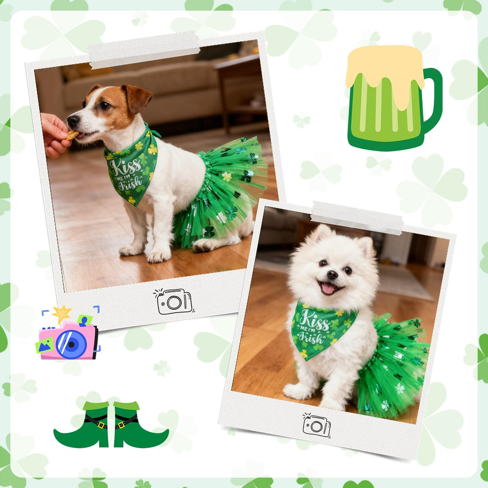 SCENEREAL tenue colorée Saint-Patrick, idéale pour photos et balades.