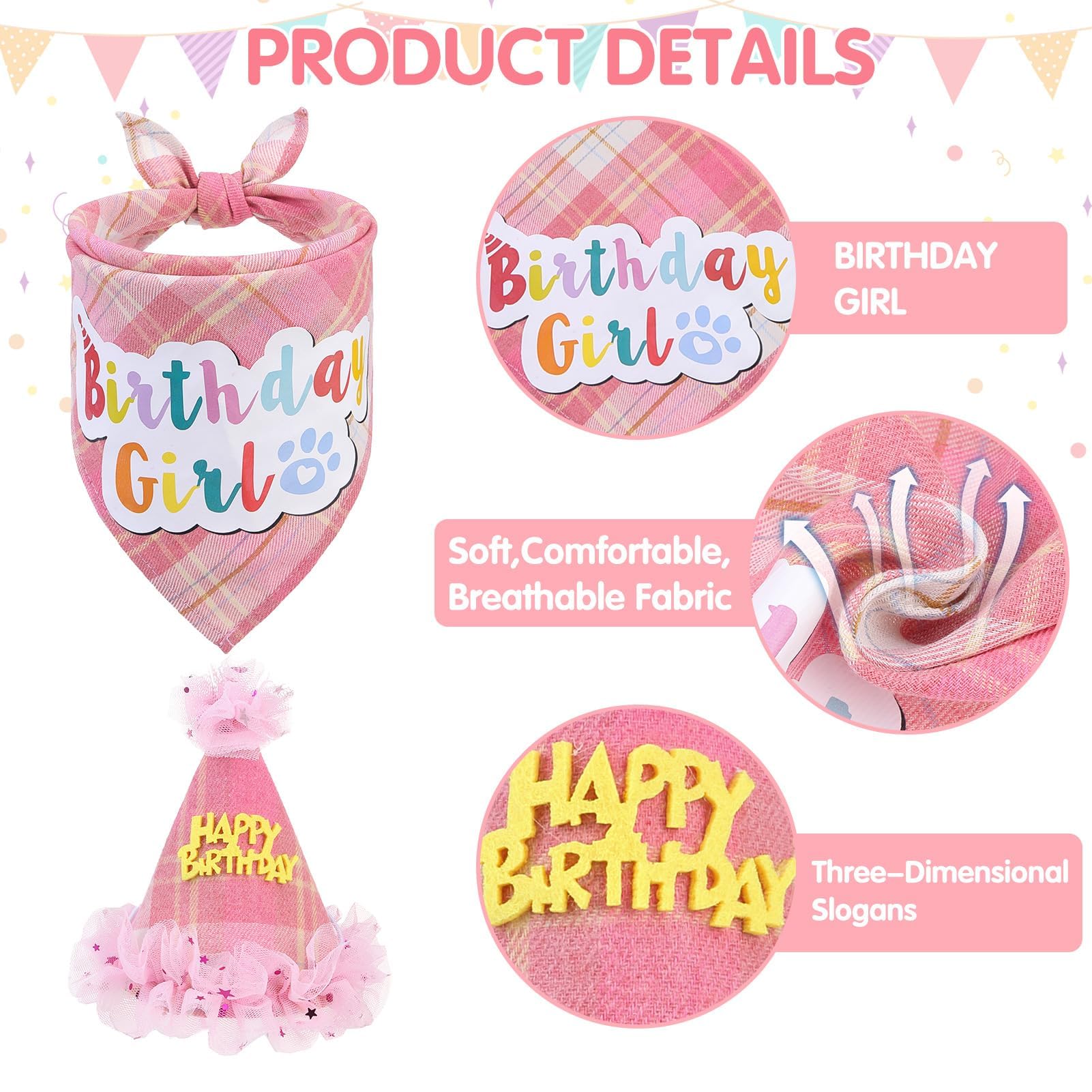 SCENEREAL jupe-tutu-anniversaire-chien-rose: tenue charmante pour occasions festives