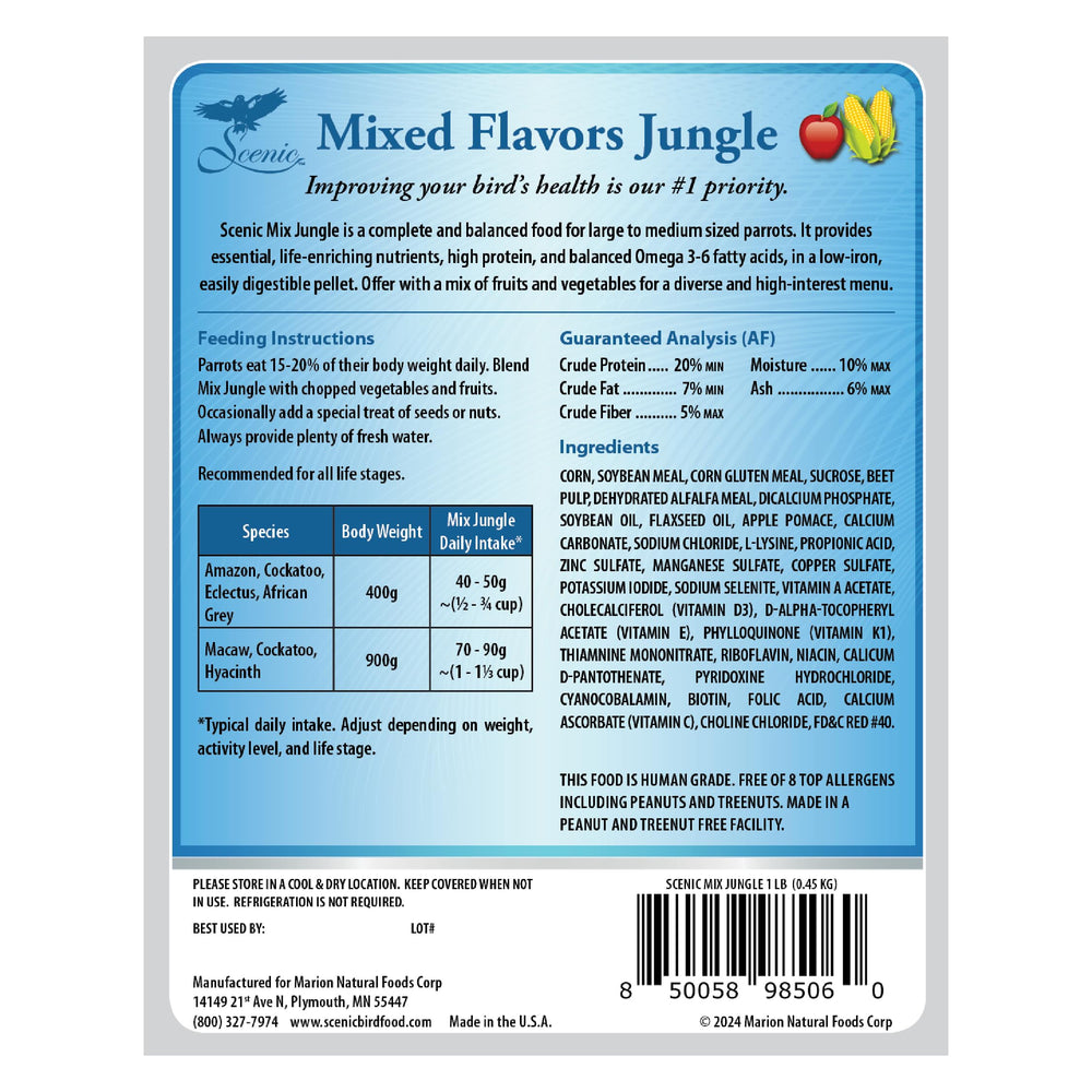 Scenic Mix Jungle: emballage pratique de 1 livre pour réapprovisionnement.