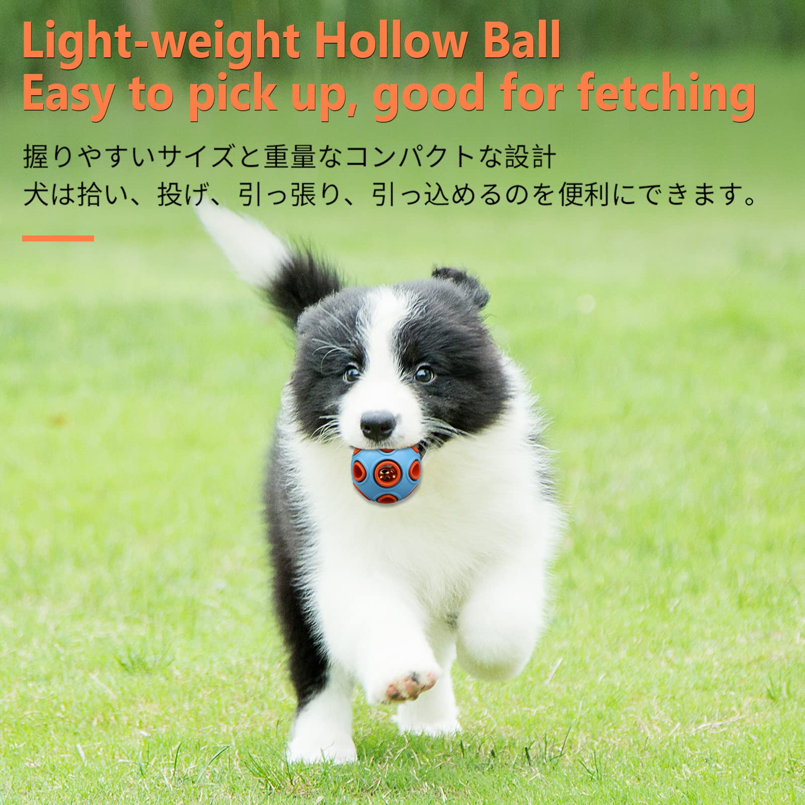SCHITEC balle-chien-rebond-doux: caoutchouc doux pour dents et jeux