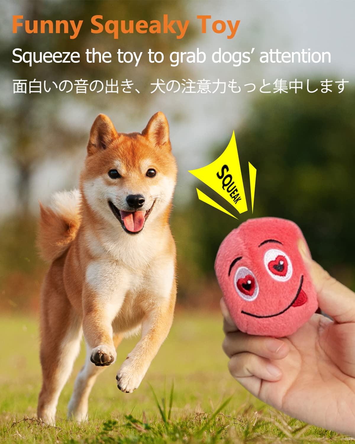 SCHITEC Balle doudou interactive incite à poursuivre et récupérer.
