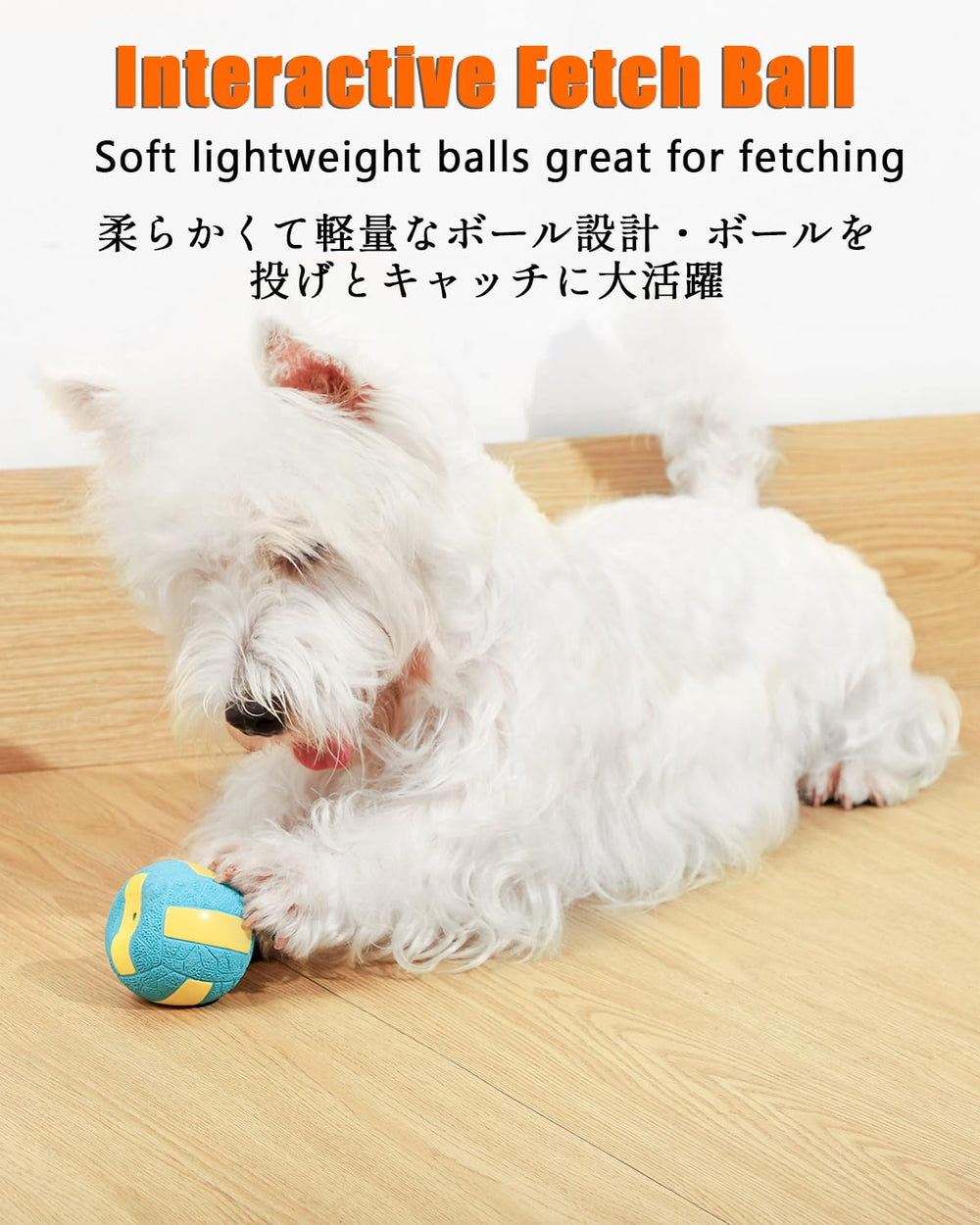 Balles SCHITEC siffantes volley-ball, parfaites pour lancer et faire bondir les petits chiens.