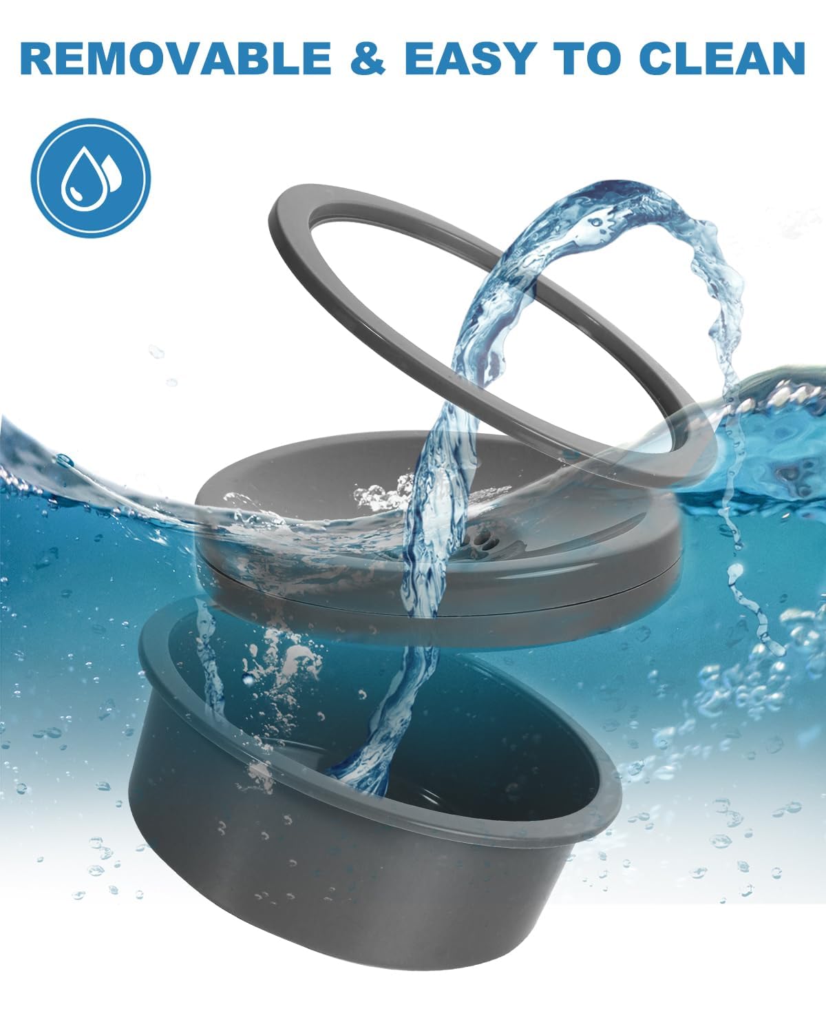 SCHITEC bol eau chien et chat, idéal pour hydratation quotidienne
