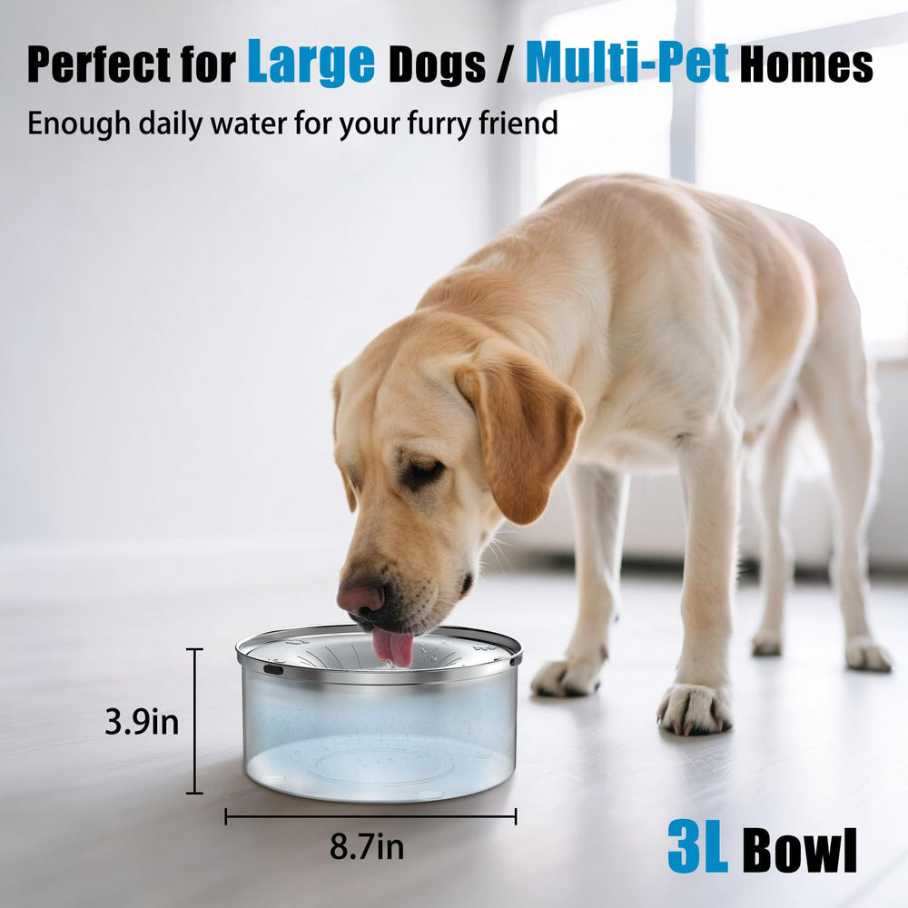 SCHITEC capacité 3L, parfaite pour chiens de taille moyenne à grande.