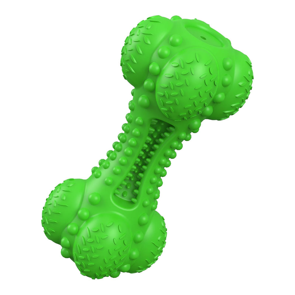 SCHITEC jouet mordeur pour chien avec double sifflets, stimulation et jeu prolongé.