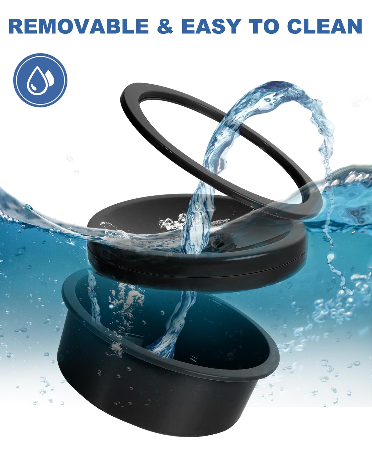 SCHITEC nettoyage facile bol eau chien, idéal pour entretien rapide.