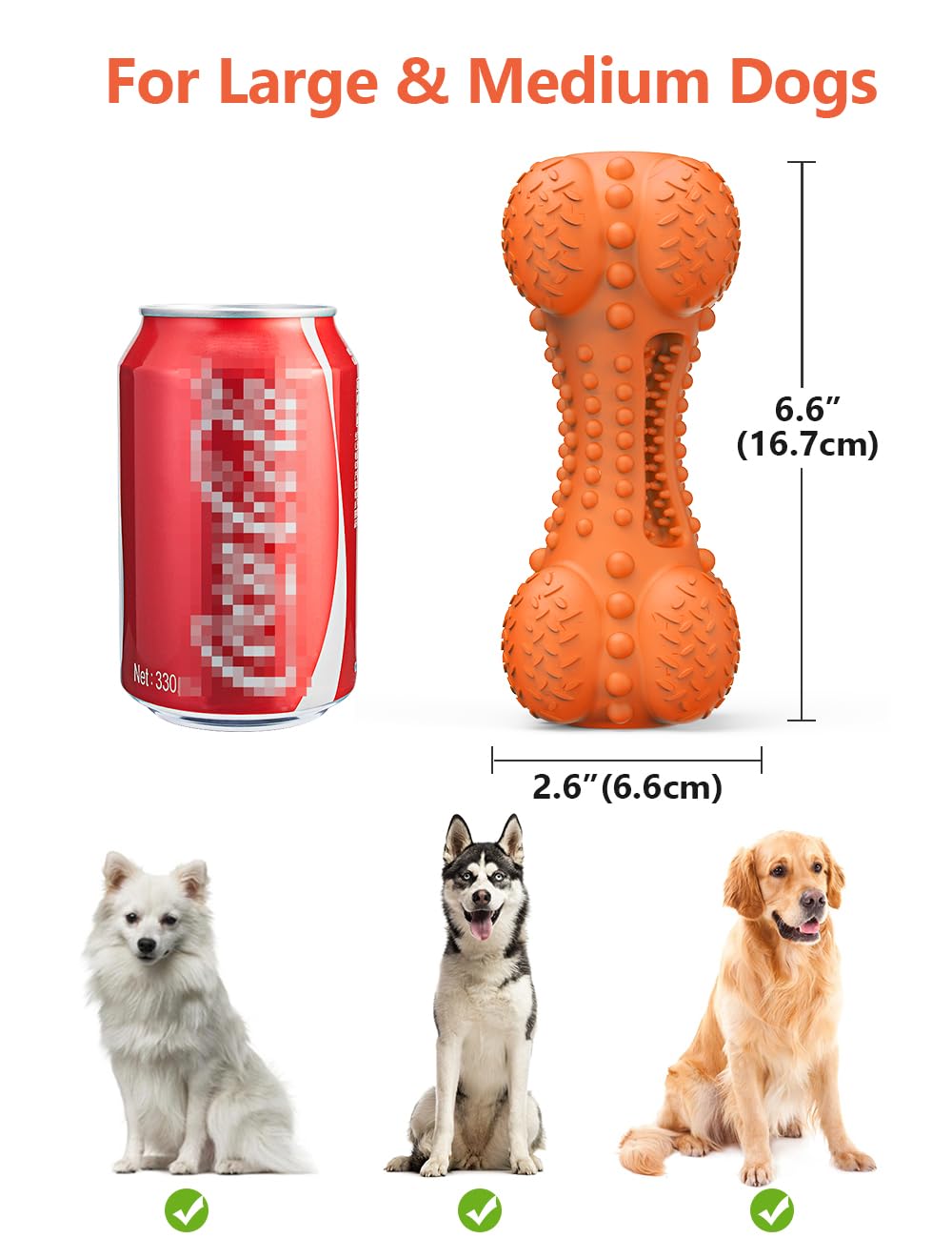 SCHITEC os chien texture bosses dentaires masse les gencives lors du jeu.